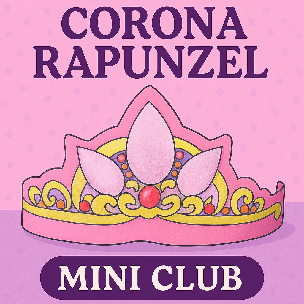 Manualidad tematica: Corona de Rapunzel